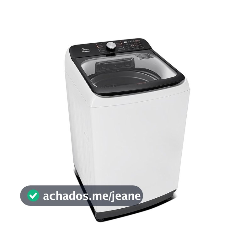 Máquina de Lavar Midea 13Kg Branca Lavadora de Roupas Rápida e Eficiente 220v