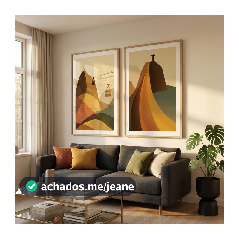 Quadro Brasilidades Rio De Janeiro Quadro Com Moldura Kit 2 Quadros Decorativos Cristo Redentor