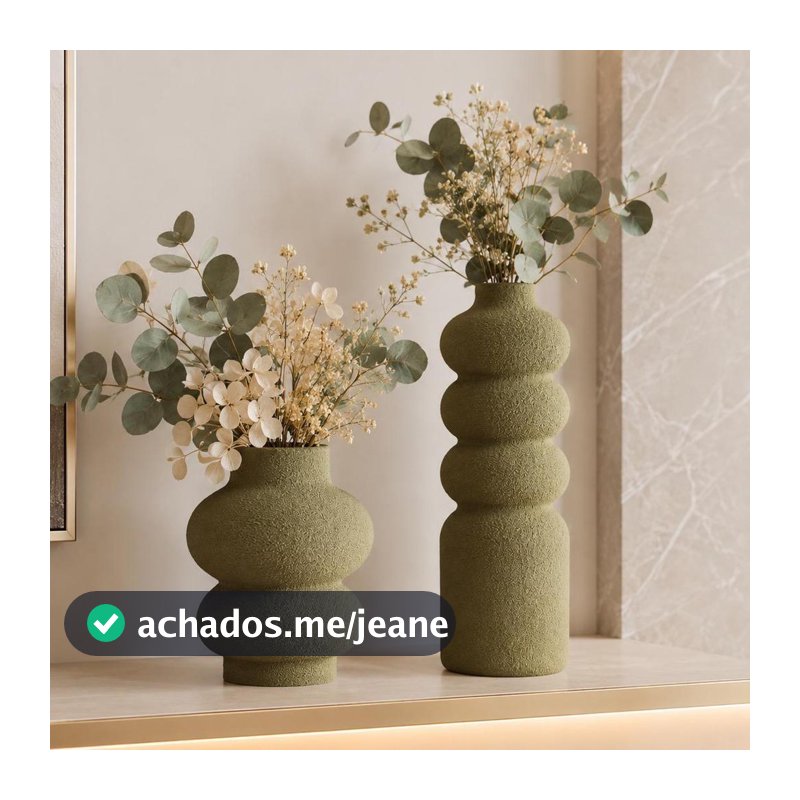 Dupla de Vasos Maia Decorativos em PLA Impressão 3D