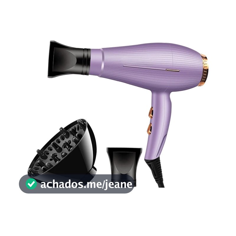 Secador de Cabelo 110v e 220v 3500W Bico Modelador e Difusor de Calor / SECADOR cabelo Potente 5000w