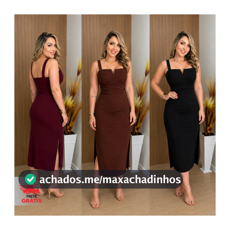 Vestido Mídi Feminino elegante Sofisticado em Alfaiataria com Elastano con faixas
