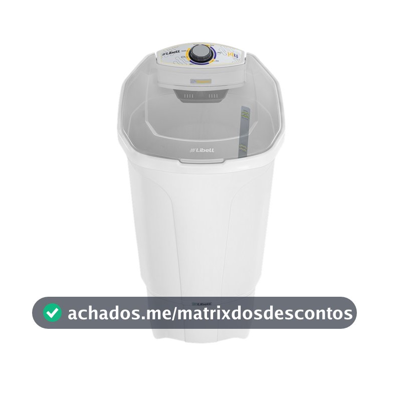 Tanquinho Libell 14 Kg com Lavagem por Turbilhonamento