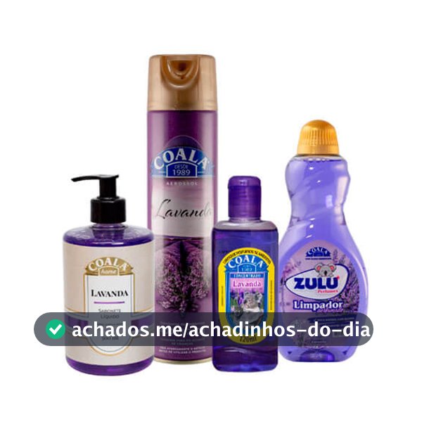 Kit Casa Limpa Coala/Zulu Perfumes - Lavanda
