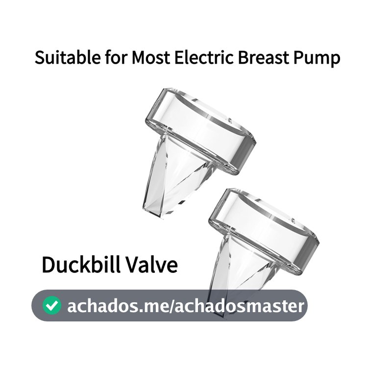 2PCS Válvula De Pato Universal Bomba De Peito Elétrica Acessório De Substituição Silicone Macio Para Mais Usável