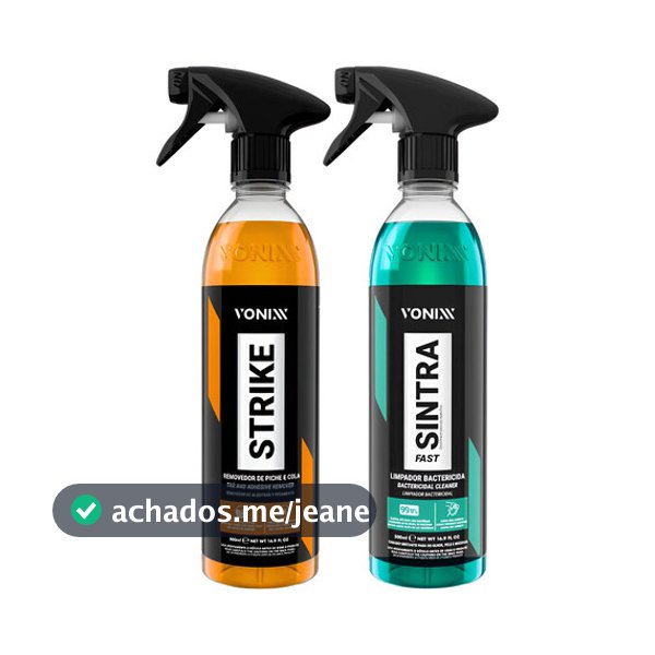 Produto Limpeza Interna Sintra Vonixx + Strike Tira Cola