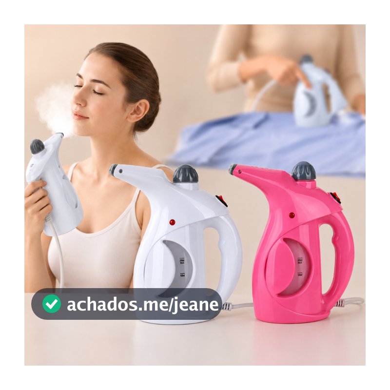 Passadeira 2 em 1 - 110V ou 220V Ferro A Vapor De Roupas Tira Amasso Steamer Portátil 800w