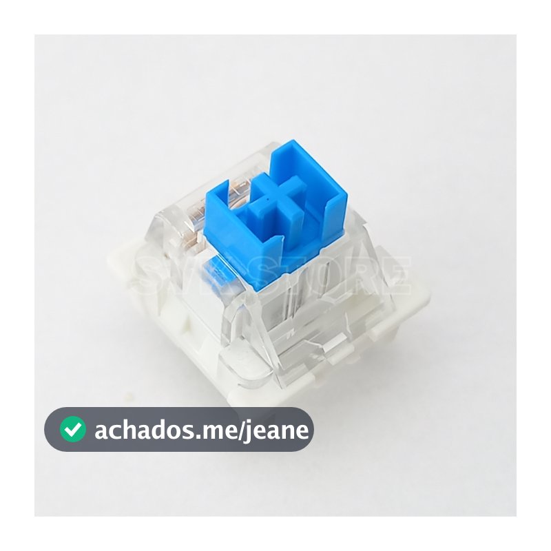 Botão switch para teclado mecânico - Outemu Blue - Tátil - Switch para teclados Redragon