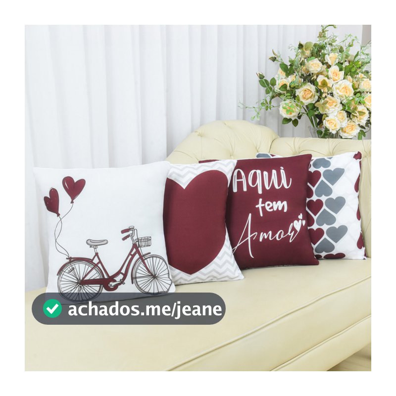 Kit 4 Capas De Almofada Modern Print 45X45 Novidades Lançamento Em Estampas FOTOS REAIS