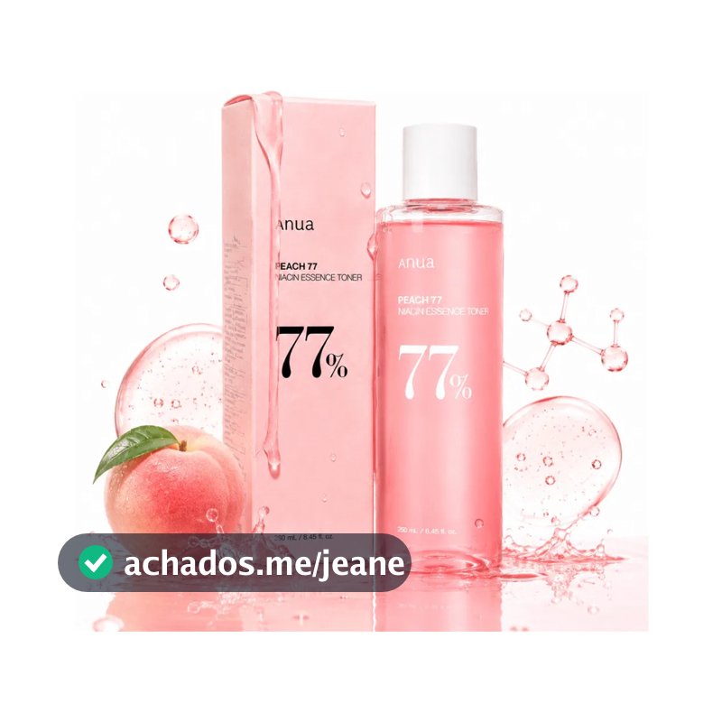 Anua Peach 77 Niacin Essence Toner 250ml Tônico Facial Corea