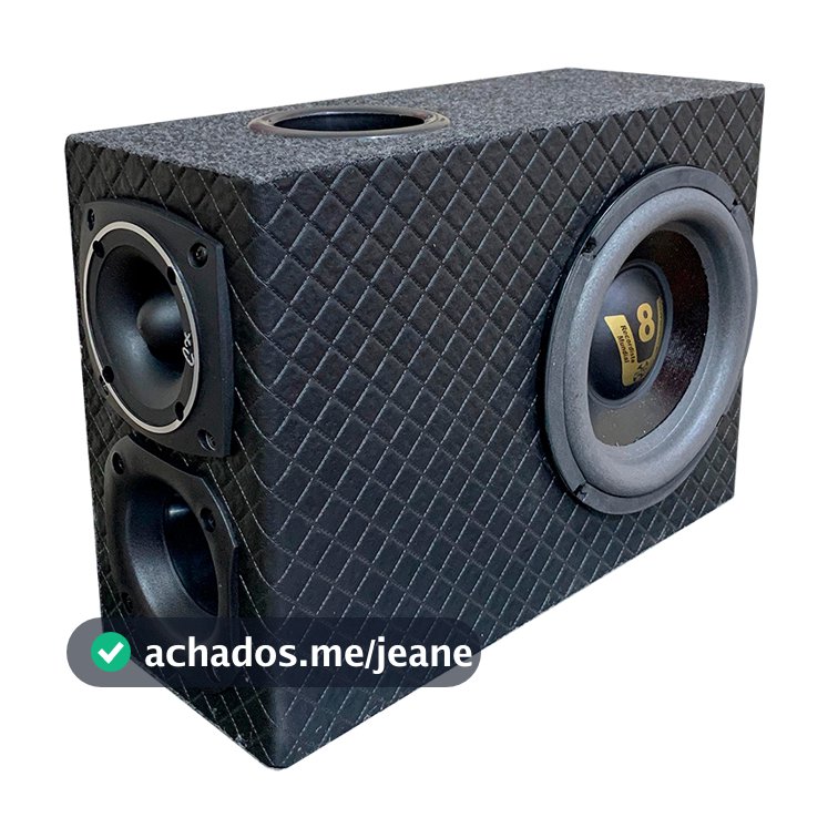 Caixa Slim 8 Polegadas Oestesom Subwoofer Driver Corneta Tweeter 400w