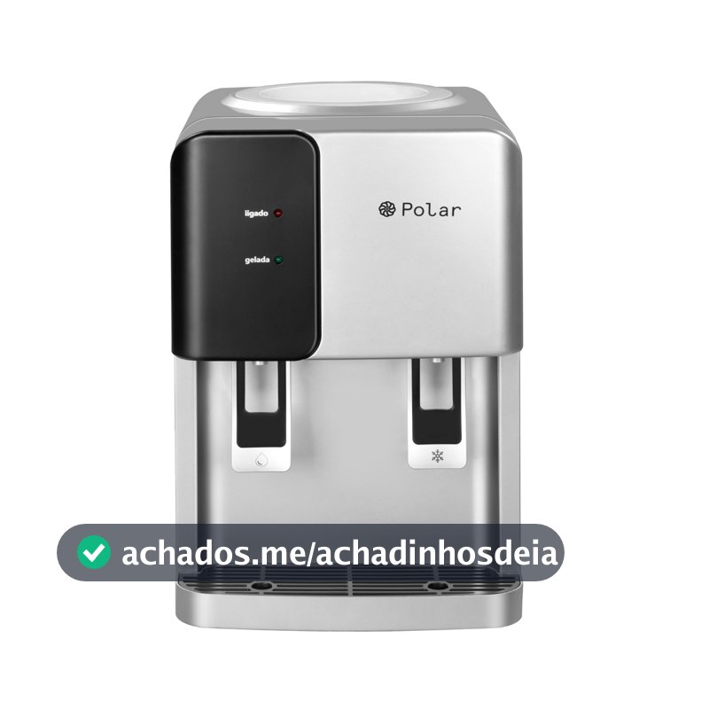 Bebedouro Eletrônico Polar Prata - Agua Natural e Gelada