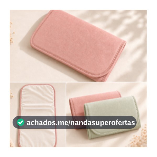 Trocador Portátil Maternidade Personalizado Bordado l Térmico e Impermeável