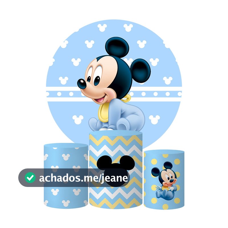 Trio Capas Cilindros + Painel Veste Fácil Mic Baby