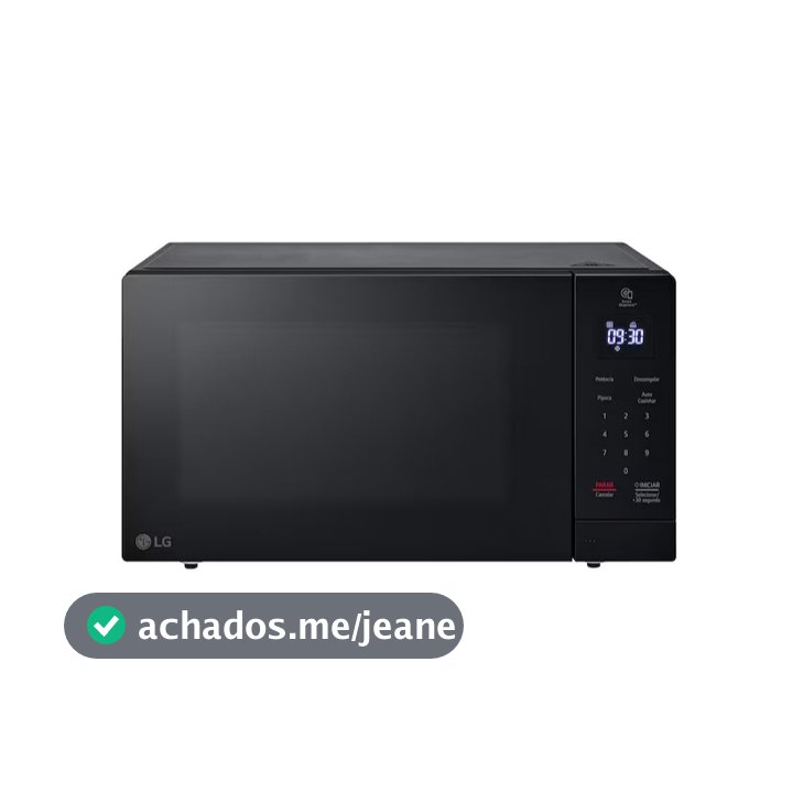 Micro-ondas LG NeoChef 30 Litros 127V Preto MS3033DS com Tecnologia Smart Inverter