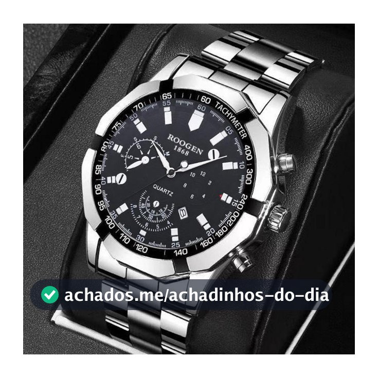 ROOGEN Relógio De Pulso Para masculino À Prova D'água De Moda De Lux