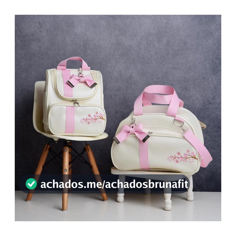 Bolsa Super Luxo Maternidade Kit 2 Peças Para Bebê Mochila Baby 2 Em 1