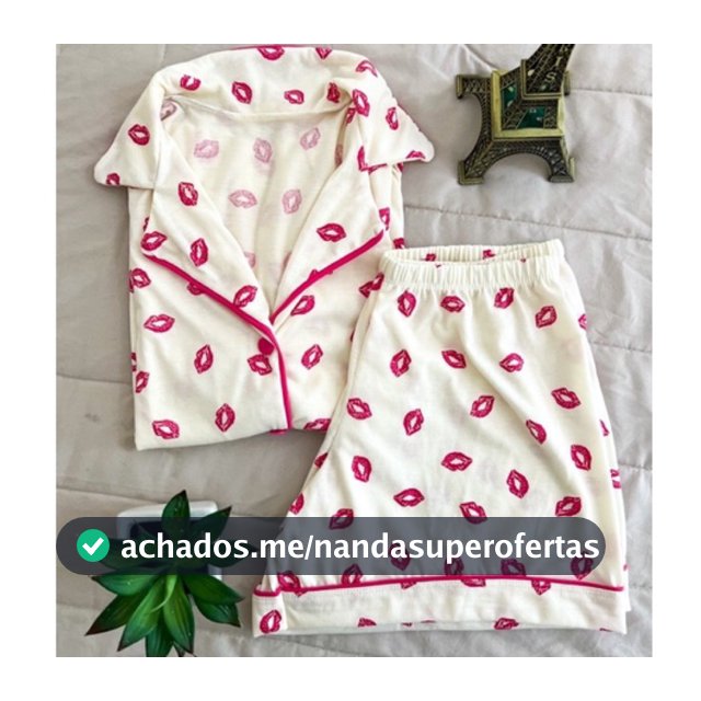 Pijama blogueirinha americano feminino gestante amamentação boquinha