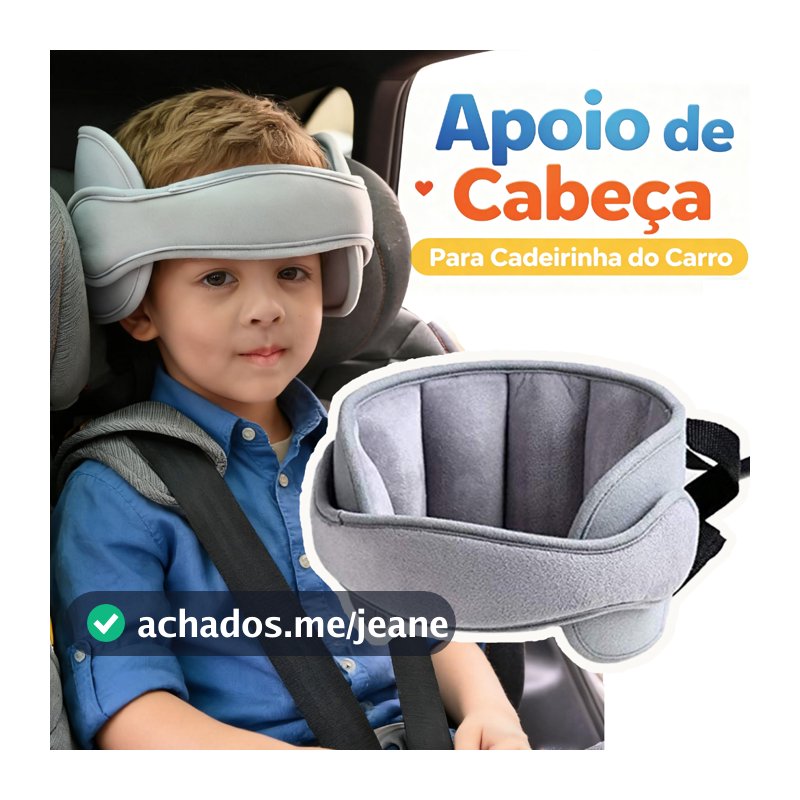 Apoio Suporte Cabeça Cadeirinha Carro Infantil Criança Ajustáve