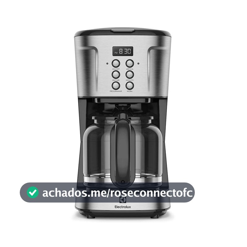 Cafeteira Elétrica Electrolux Digital 38 Xícaras Experience Programável com Timer Cor Inox (ECM30)