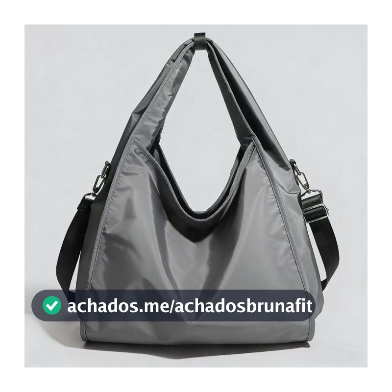 Bolsa Grande De Ombro Esportiva Trabalhar Faculdade Mulher Nylon Impermeável Alça Transversal