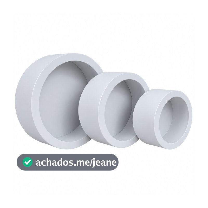 Kit Trio de Nichos Redondos em MDF de Parede Decorativos Pintados Várias Cores