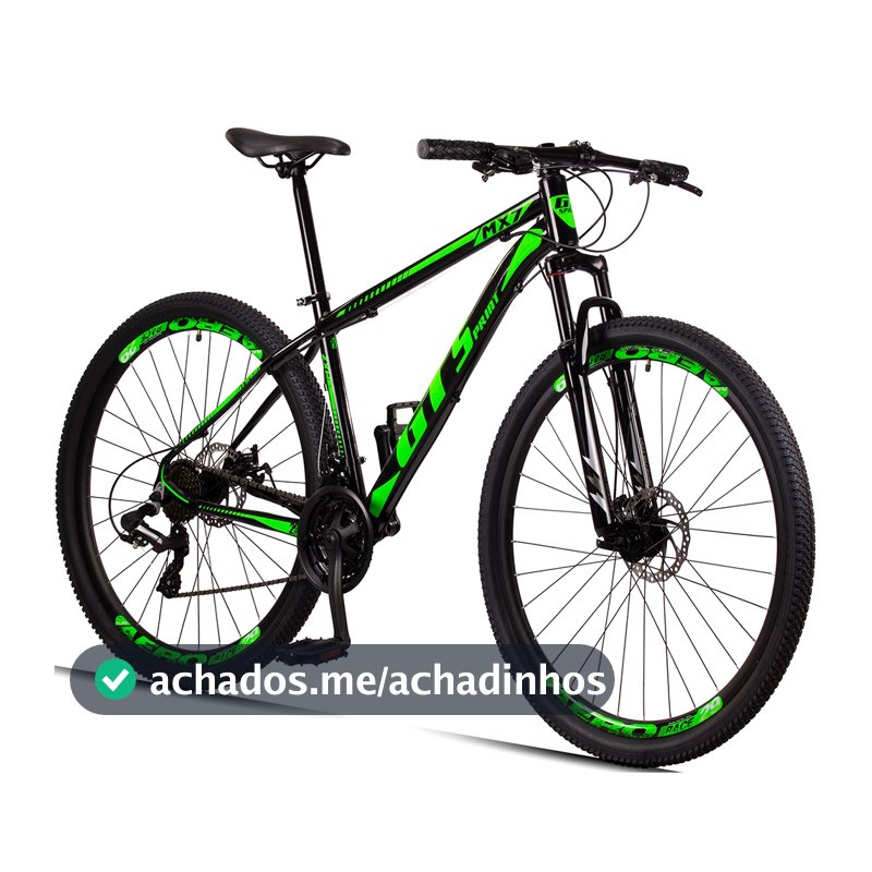 Bicicleta  Aro 29 GT Sprint MX7 21V index Freio Disco Alumínio Suspensão Aero MTB