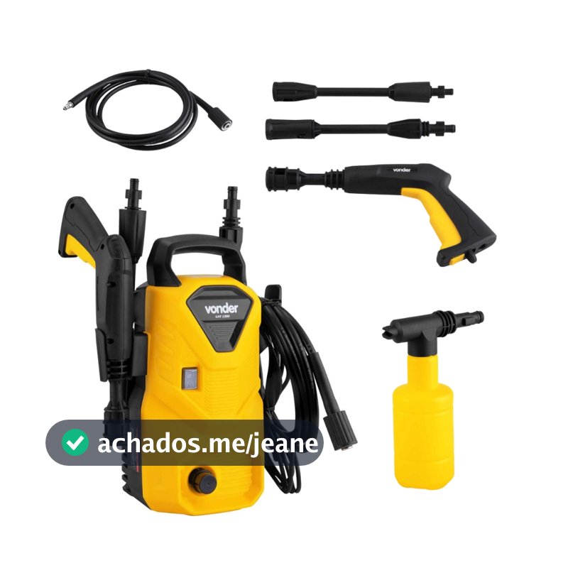 Lavadora de Alta Pressão Vonder LAV1300 1300 Libras 1200W com Acessórios