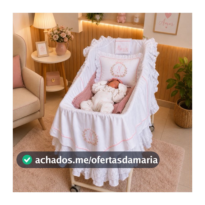 Kit maternidade contendo manta babados + Almofadinha+ cueiro personalizados com bordado nome bebê
