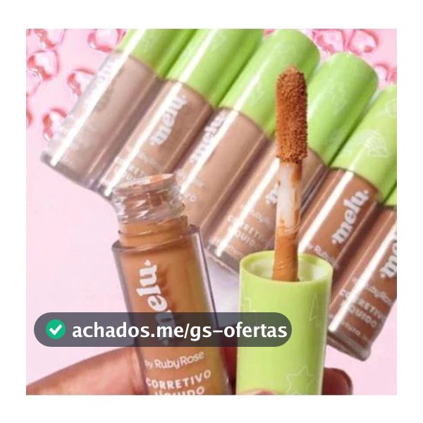 Corretivo Líquido Cobertura Leve Melu 5ml Maquiagem Ruby Rose
