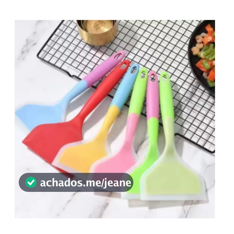 Espátula de Silicone Antiaderente Multiuso para Cozinha de Bovino Ovo Raspador Pizza Cozinha  WL-2466