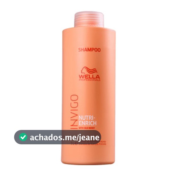 Shampoo Invigo Nutri Enrich Wella Professionals 1000ml