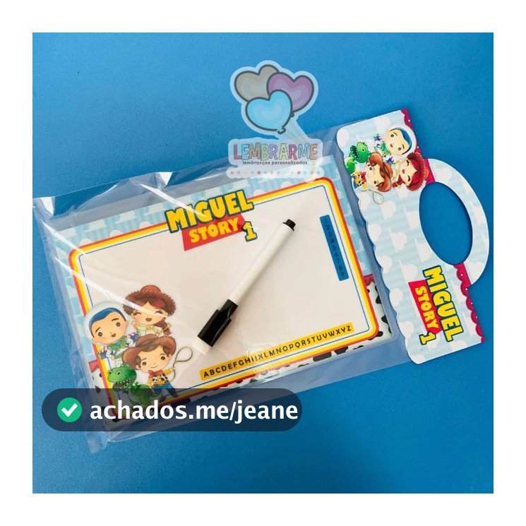10 Lousa Mágica Toy Story 3 em 1 Lembrancinha Personalizada - Fazemos todos os temas