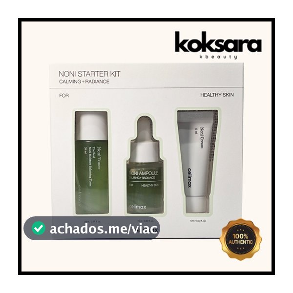 Celimax The Real Noni Starter Kit(Balancing Toner 30ml,Energy Ampule 10ml,Energy Repair Cream 10ml)
