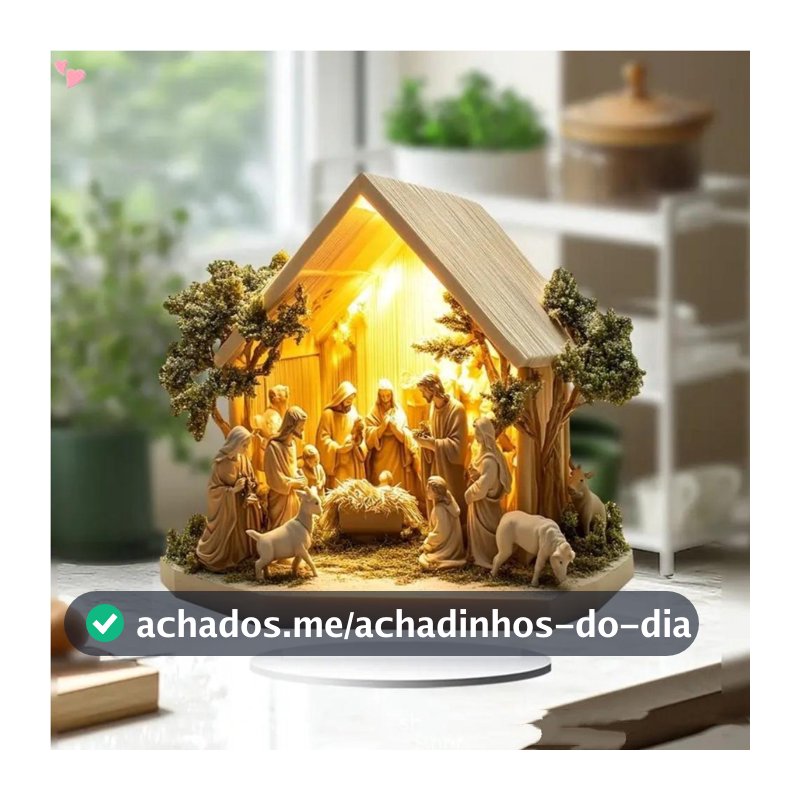 Decoração Plana De Mesa Para Cena De Natal , Presépio Acrílico 2D , Enfeite De Prateleira Encantador , Escritório Domést