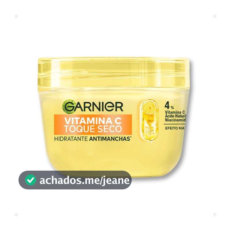 Hidratante Antimanchas Garnier Vitamina C Toque Seco 85g