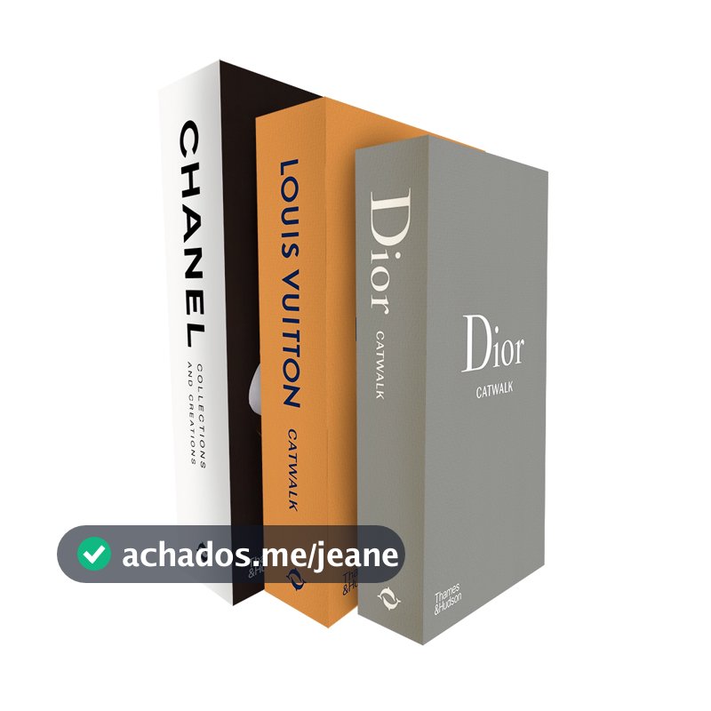 Conjunto de Caixa Livro Decorativa Organizadora Para Joias e porta controles KIT c/3 s