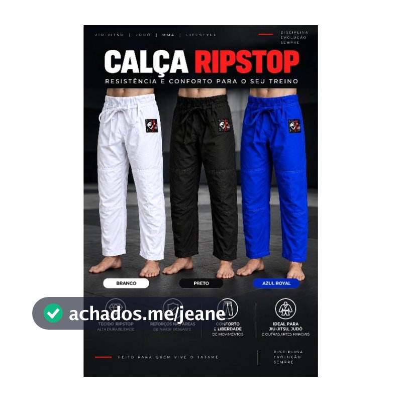 Calça Kimono Jiu-Jitsu Ripstop Avulsa Hillkimonos