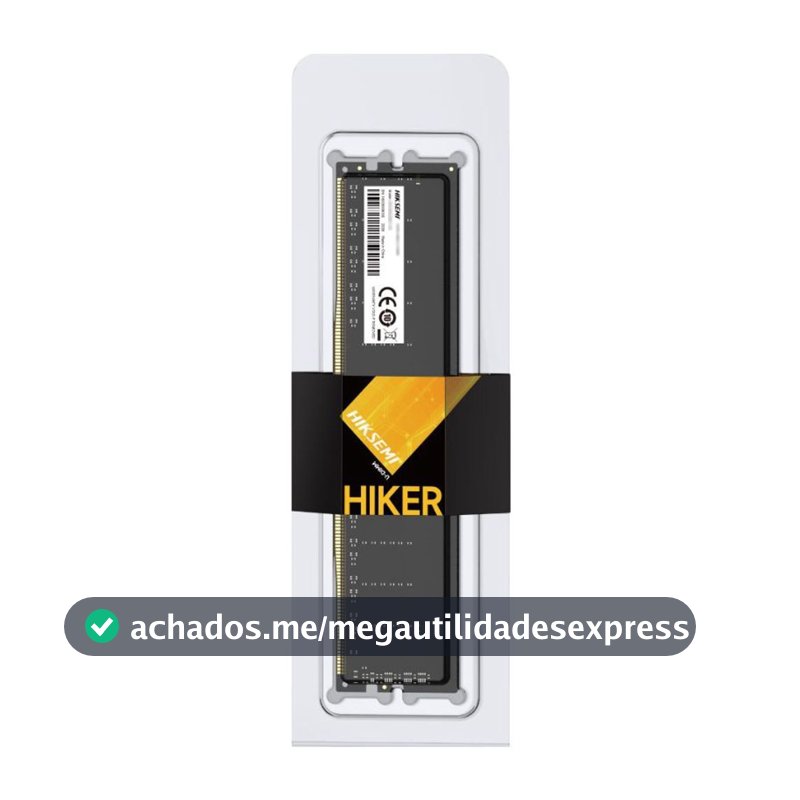 Memória RAM Hiksemi Hiker 8GB DDR4 3200MHz U-DIMM Desktop HSC408U32Z1