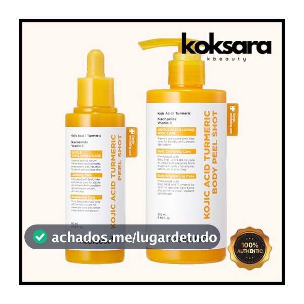 Medicube Kojic Acid Turmeric Peel Shot 80ml, Body Peel Shot 280ml
