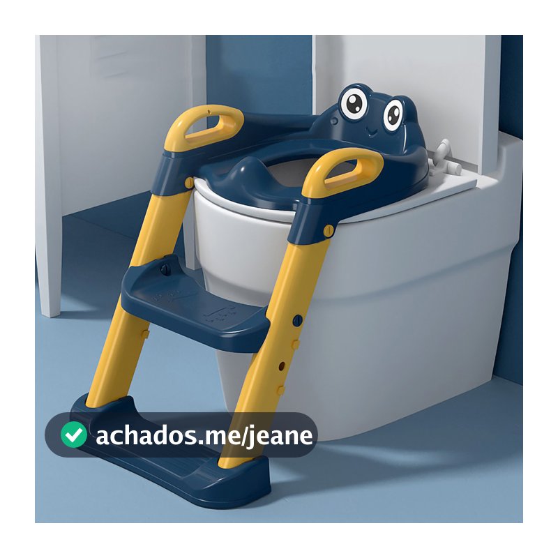 JOYA KID Assento Redutor Infantil com Escada para Vaso Sanitário