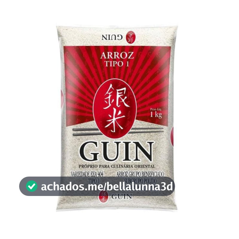 Arroz para culinária oriental 1 kg Guin
