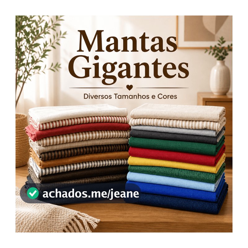 Manta Para Sofá 4,00M x 1,80M / 3,00M x 1,80 / 2,40 x 1,80 / 2,10 x 1,20 King Luxuosa Gigante Decora