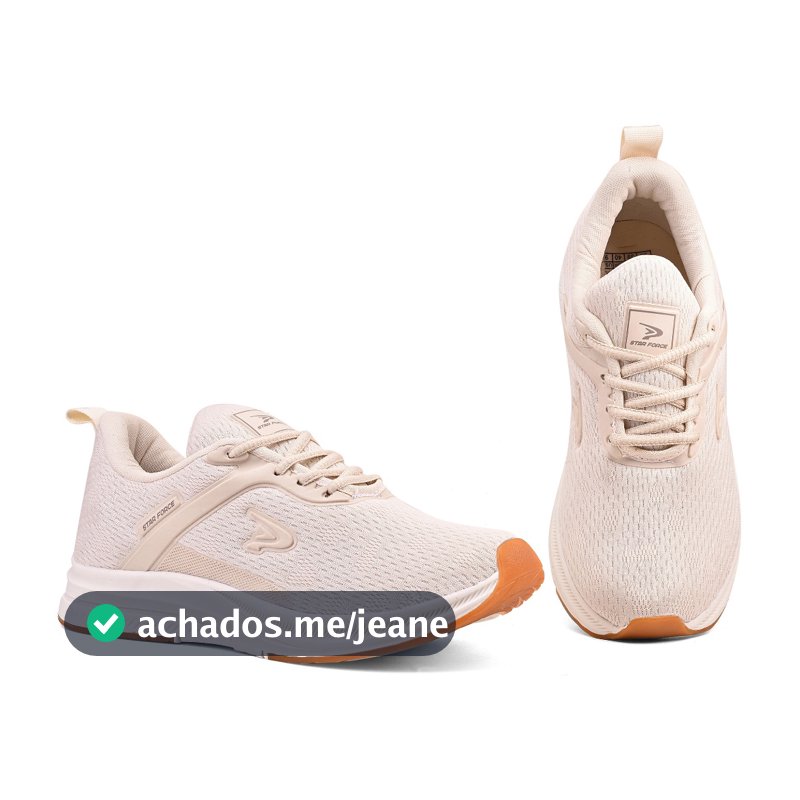 Tênis Feminino Estiloso Casual Esportivo fitnes Star Force Design Moderno Leve Flexível e resistente