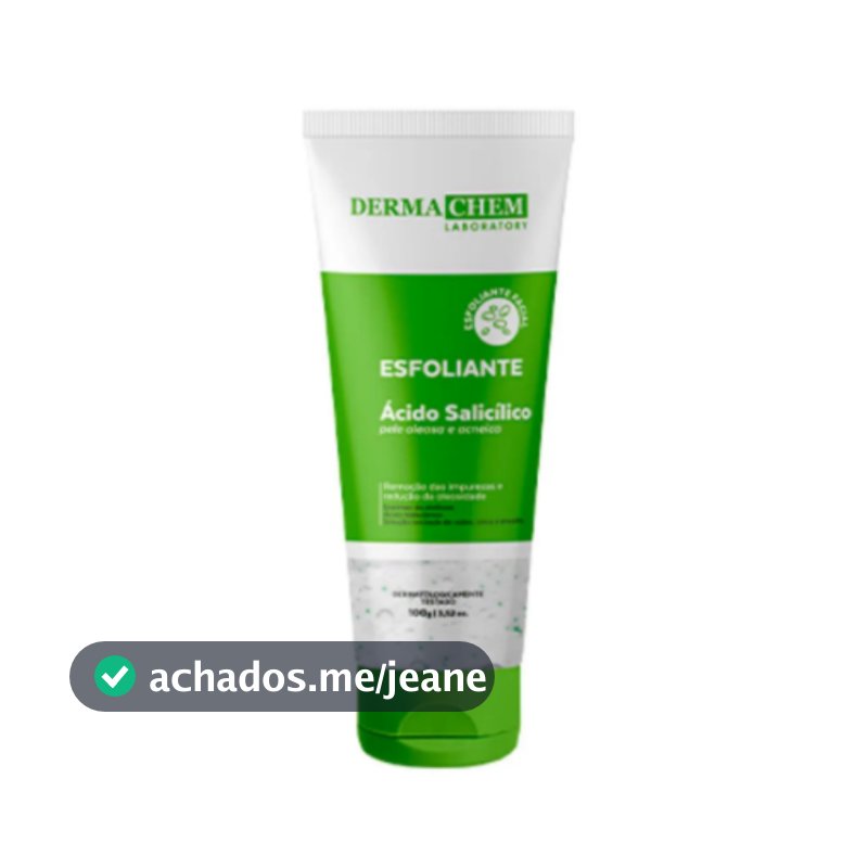 Gel Esfoliante Enzimático Pele Oleosa Dermachem 100 G