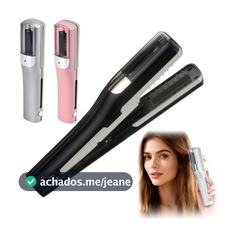 Máquina de Corte Bordado Automática Bivolt 2 em 1 Removedora de Pontas Duplas
