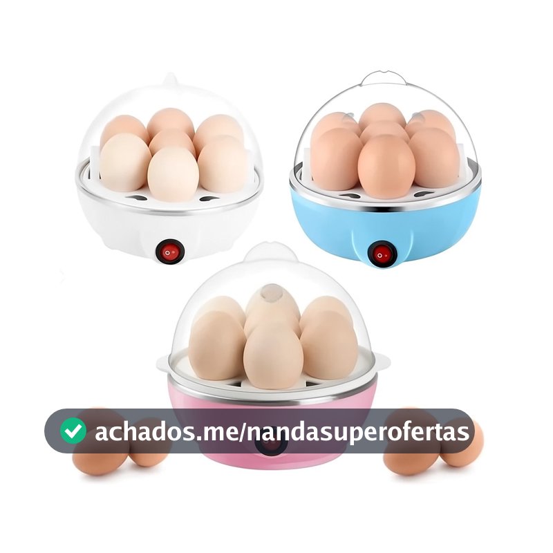 Cozedor de Ovos Elétrico 110V – Portátil a Vapor para Cozinha Envio Imediato
