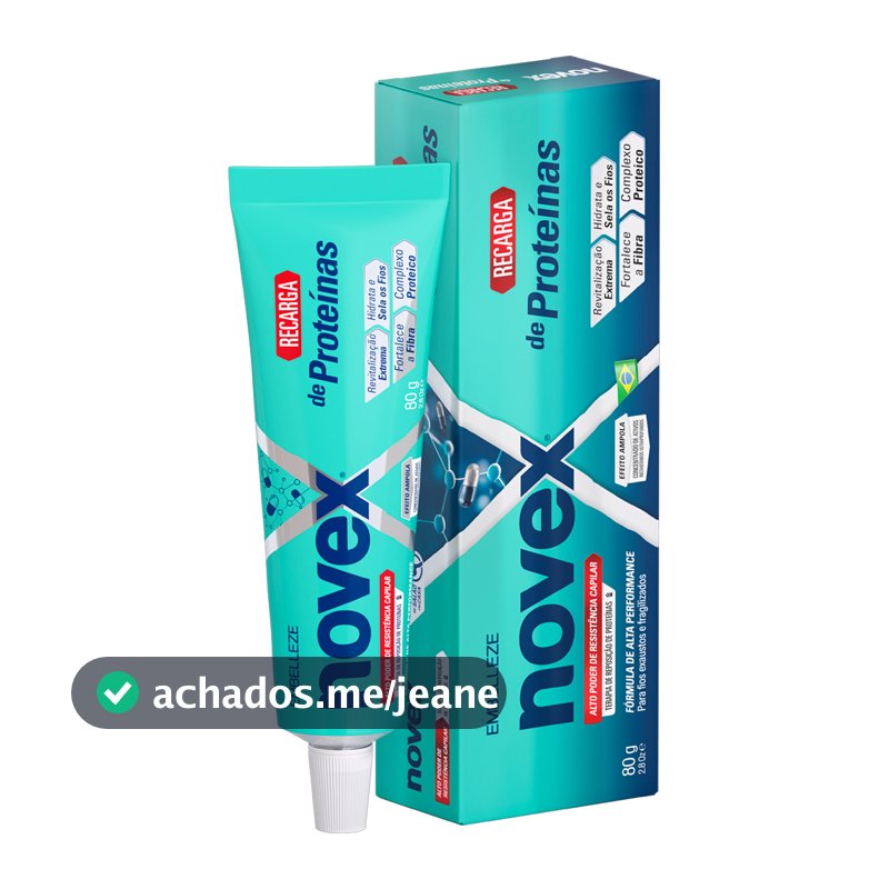 Máscara de Hidratação Novex Recarga de Proteínas