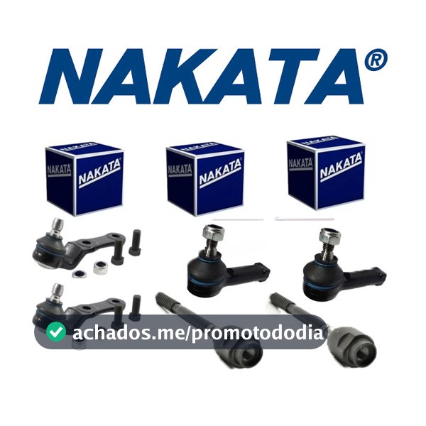 Kit 2 Barra + 2 Pivo + 2 Terminal direção Mecanica Corsa Celta 1998 a 2010 Nakata