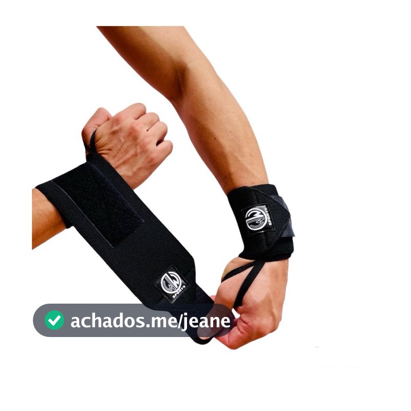 Munhequeira Protetor de Pulso Profissional Academia e Crossfit