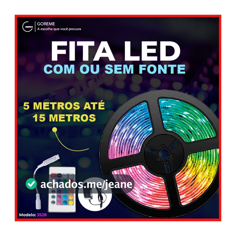 15M Fita LED 3528 SUPER LED ULTRA RGB 12V 300 LEDS
